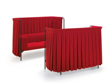 SNOWSOFA - 2 seater high-back fabric sofa by Caimi Brevetti - view 3